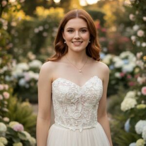 Corset de Novia en forma de Corazón